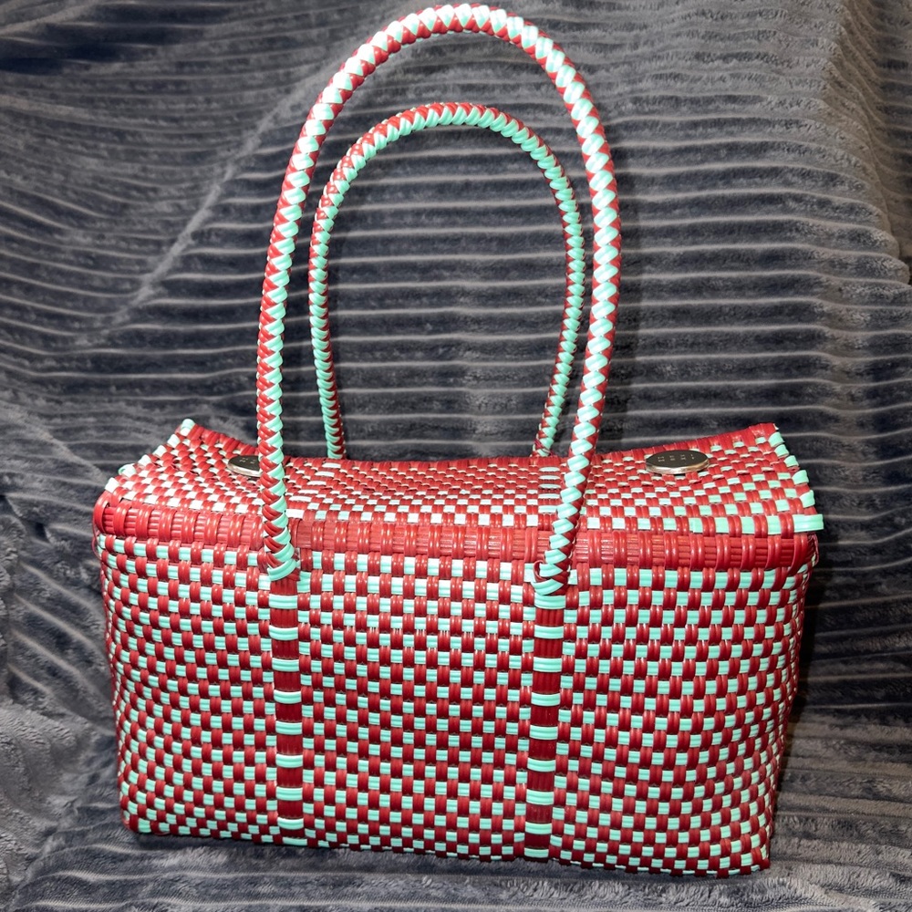 Mexi Mexi - Sustainable Vegan Handwoven Large Shoulder Bag NWOT